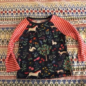 Girls mini boden shirt size 4-5 years